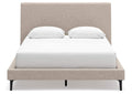 Cielden Queen Upholstered Bed with Roll Slats, Dresser and Chest
