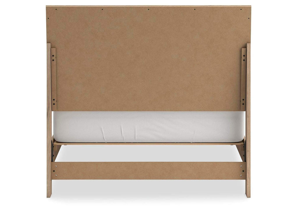 Cielden Full Panel Bed with 2 Nightstands