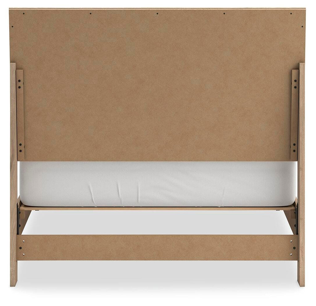 Cielden Full Panel Bed in Two-tone, back view
