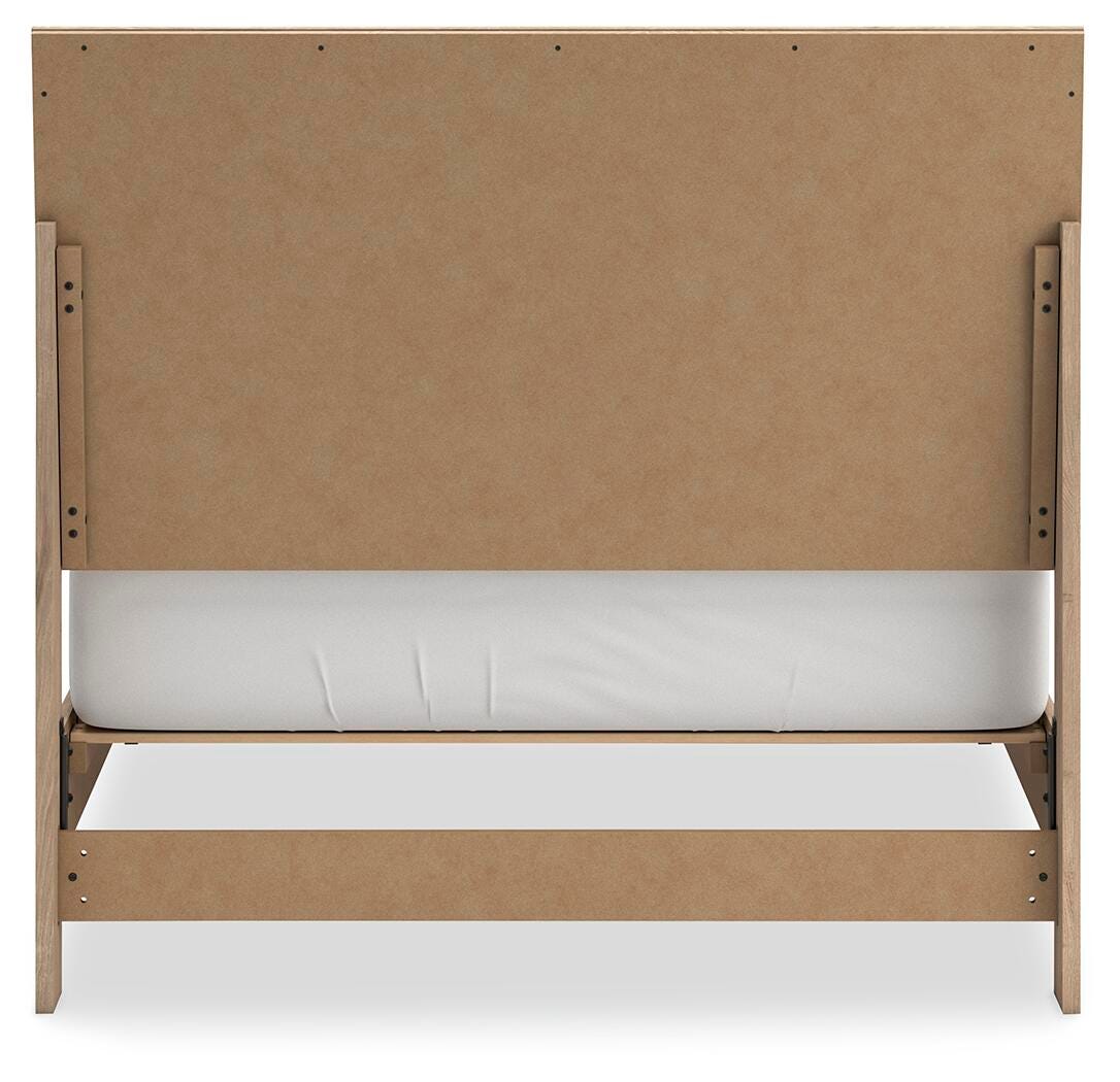 Cielden Full Panel Bed in Two-tone, back view