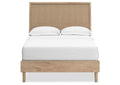 Cielden Full Panel Bed with Mirrored Dresser and Chest