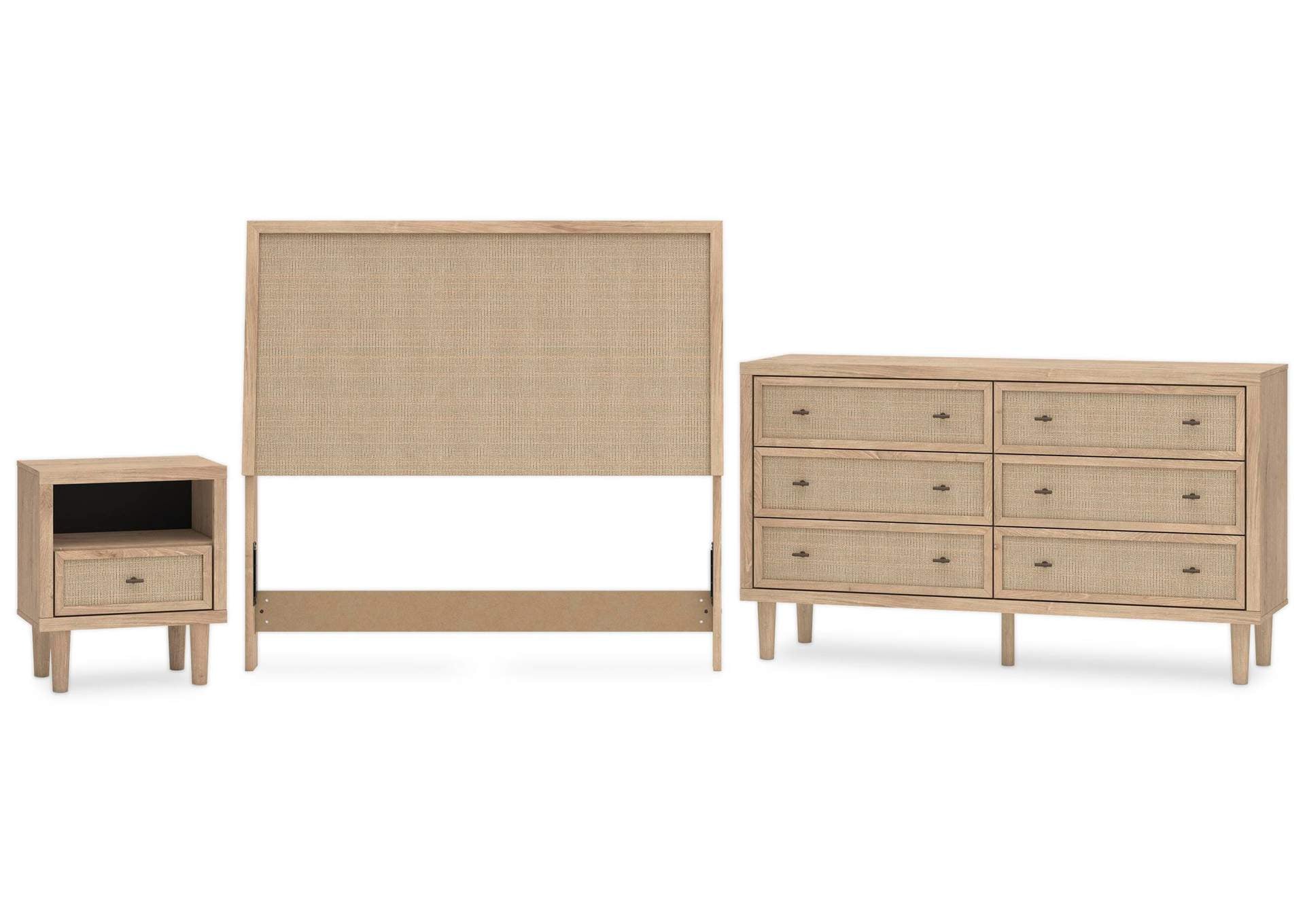 Cielden Full Panel Headboard with Dresser and Nightstand