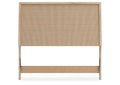 Cielden Full Panel Headboard with Mirrored Dresser