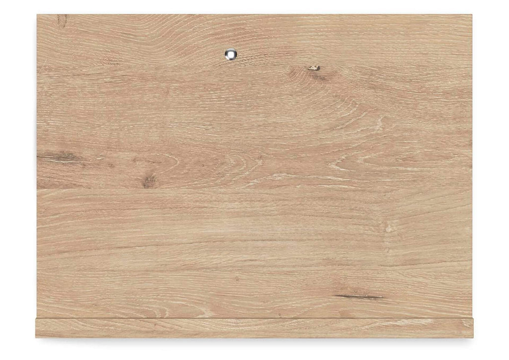 Cielden King Upholstered Bed with Roll Slats, Chest and Nightstand