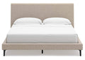 Cielden California King Upholstered Bed with Roll Slats, Chest and Nightstand