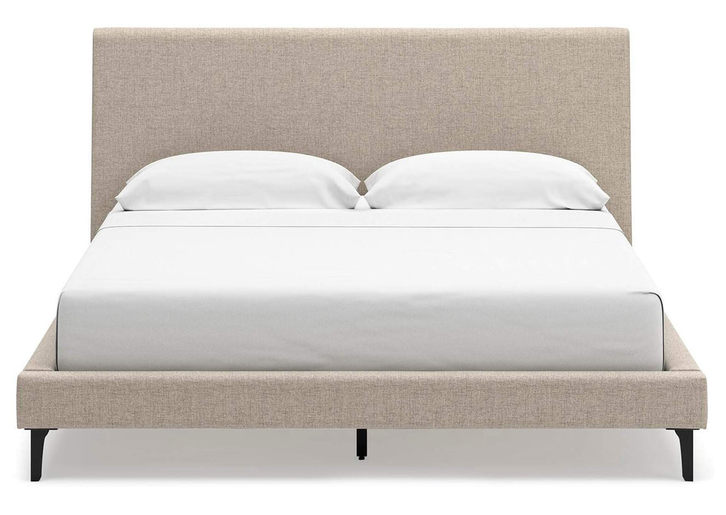 Cielden California King Upholstered Bed with Roll Slats, Dresser and Chest