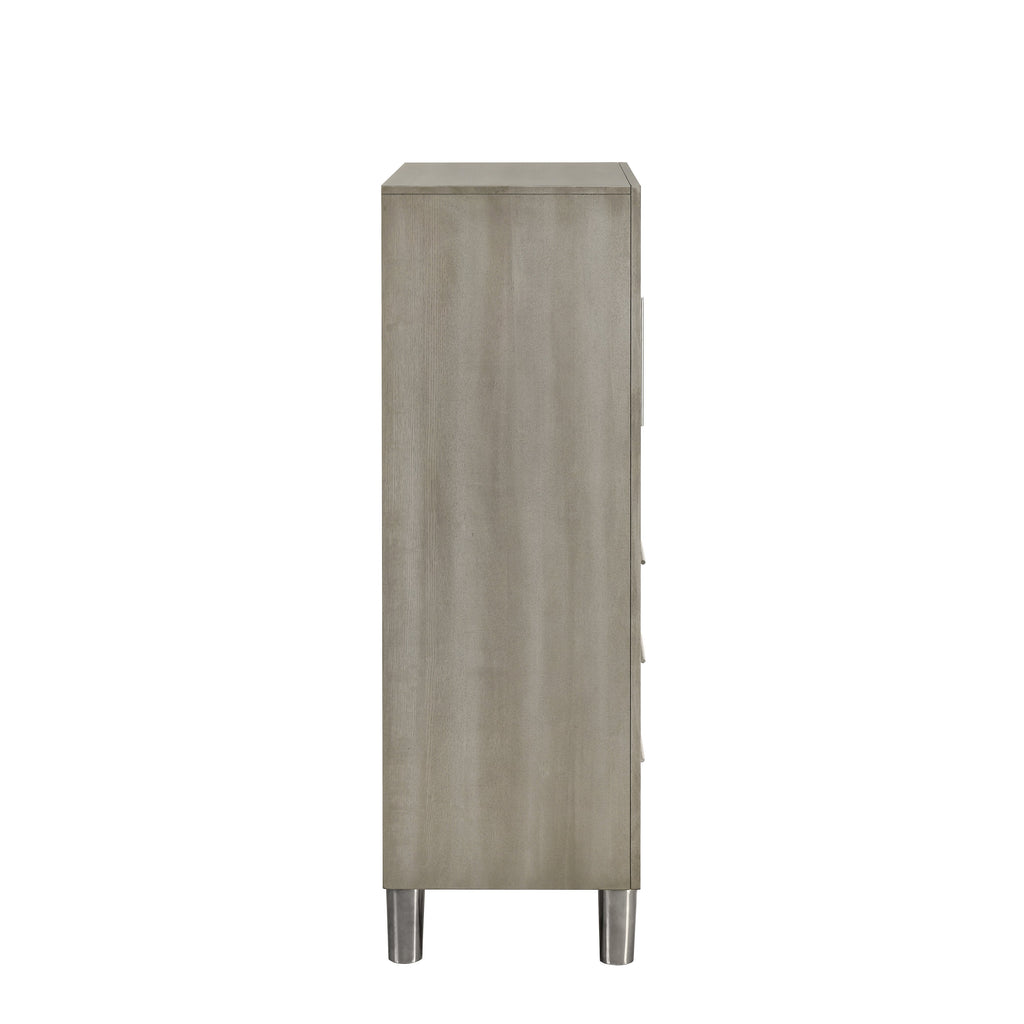 Lennox Door Chest With Led Light-Gray