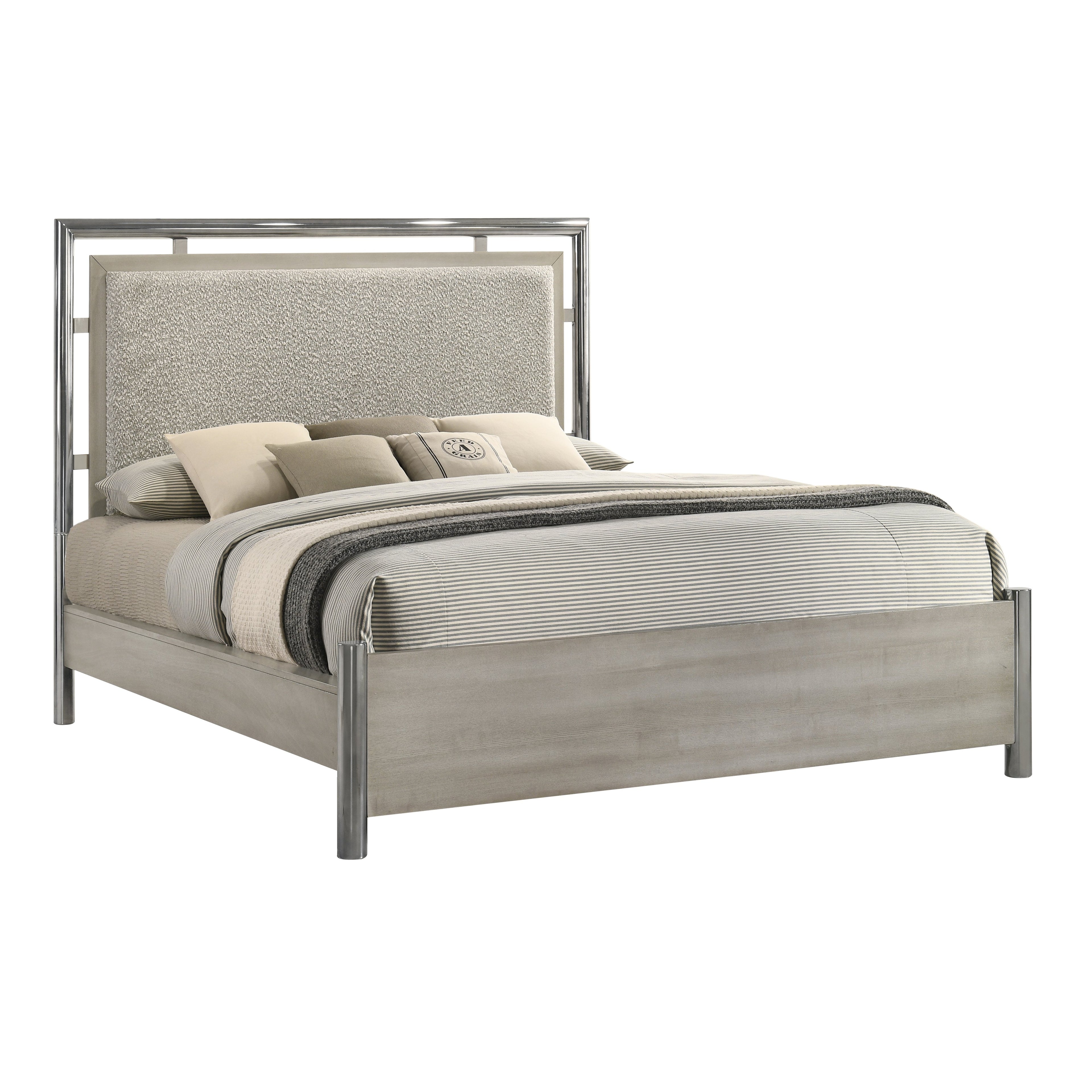 Lennox King Bed - Gray