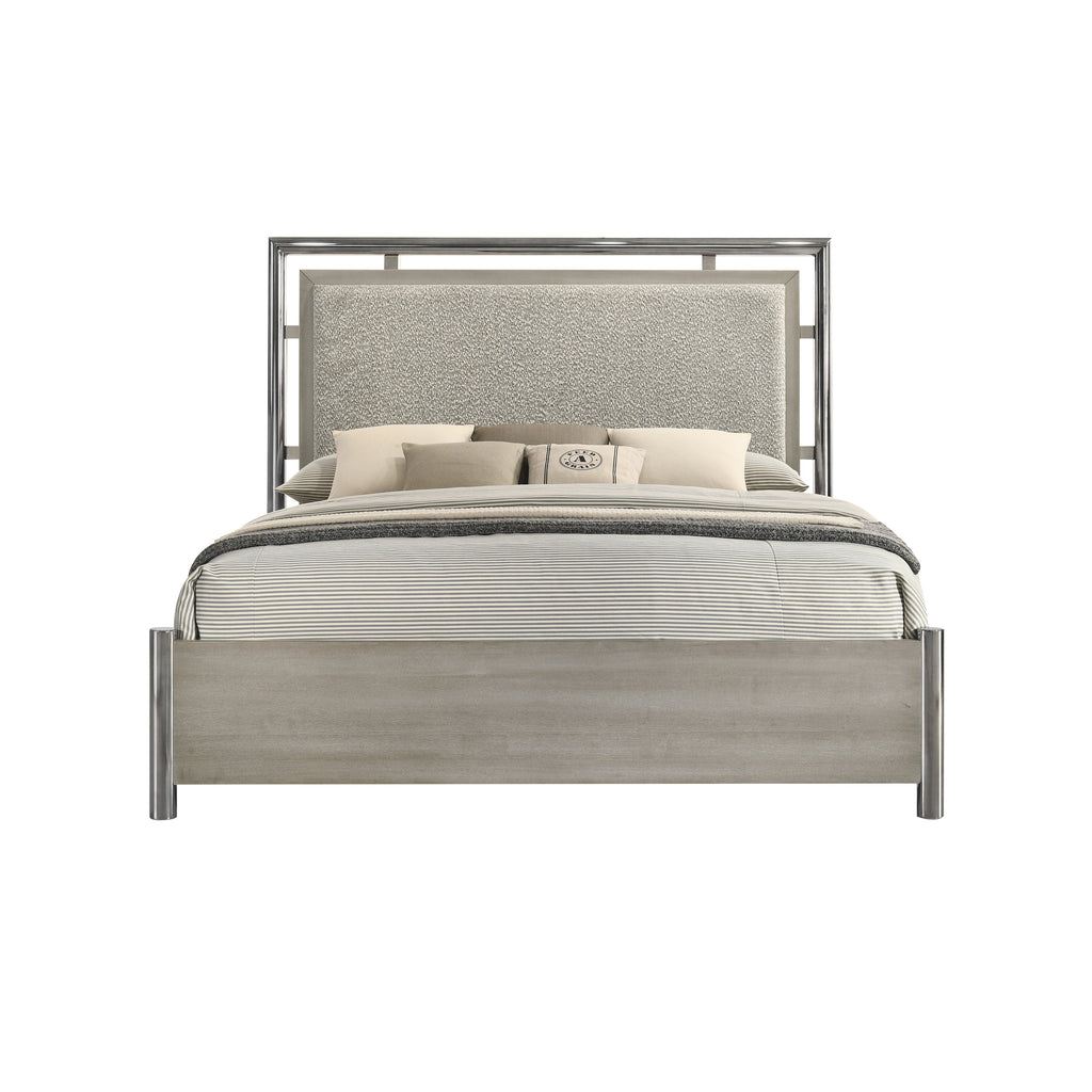 Lennox Queen Bed - Gray