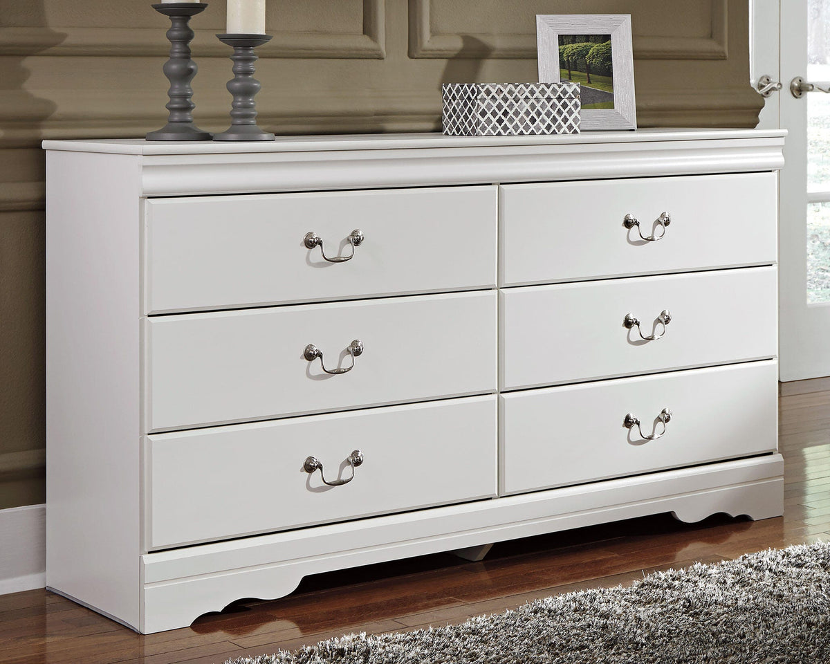 Anarasia Dresser in White, lifestyle view
