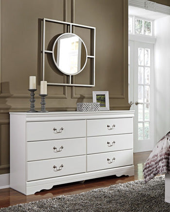 Anarasia Dresser in White