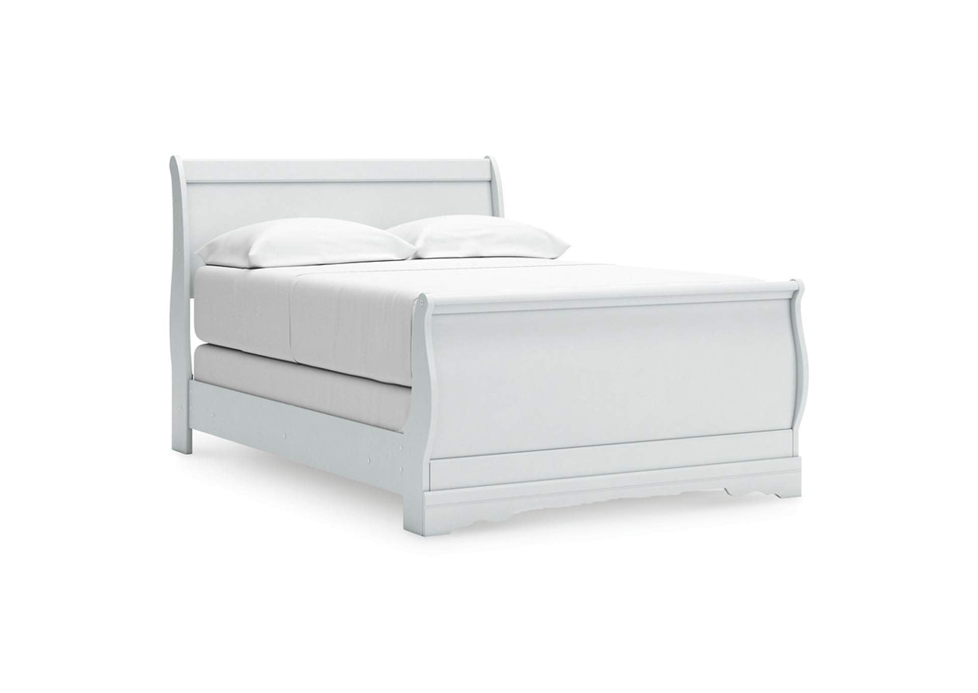 Anarasia Full Sleigh Bed angled view