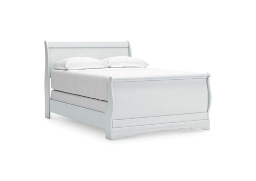 Anarasia Full Sleigh Bed angled view
