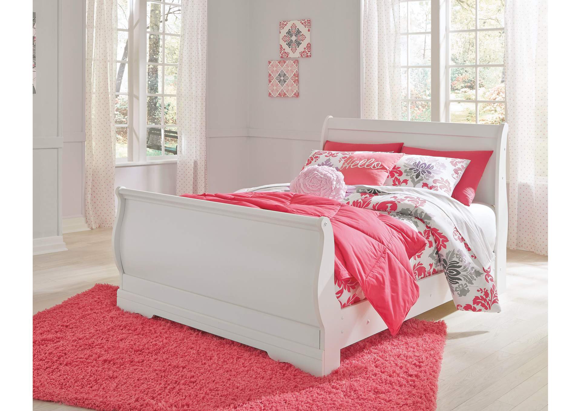 Anarasia Full Sleigh Bed