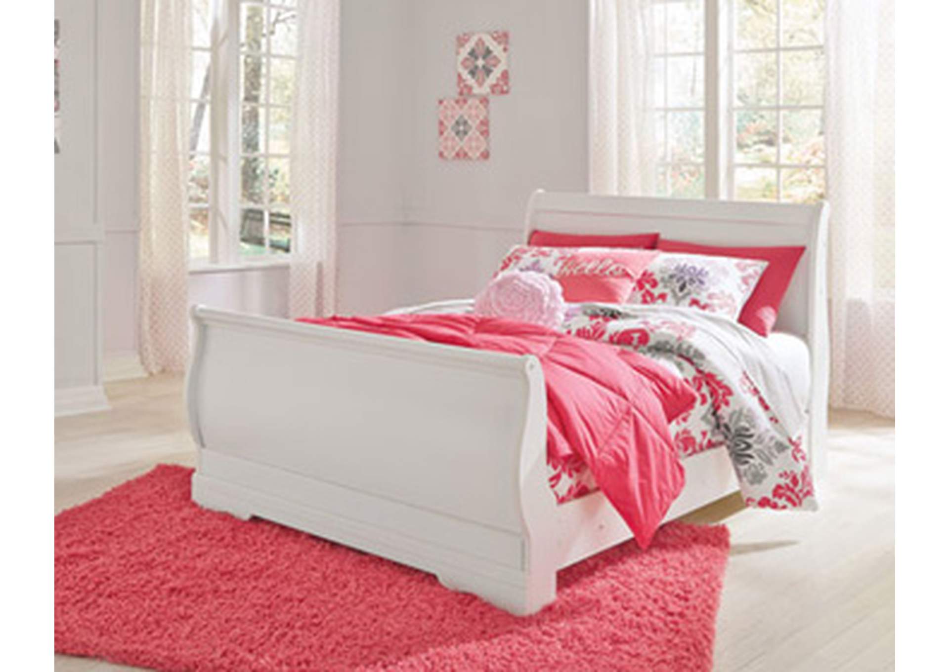 Anarasia Full Sleigh Bed