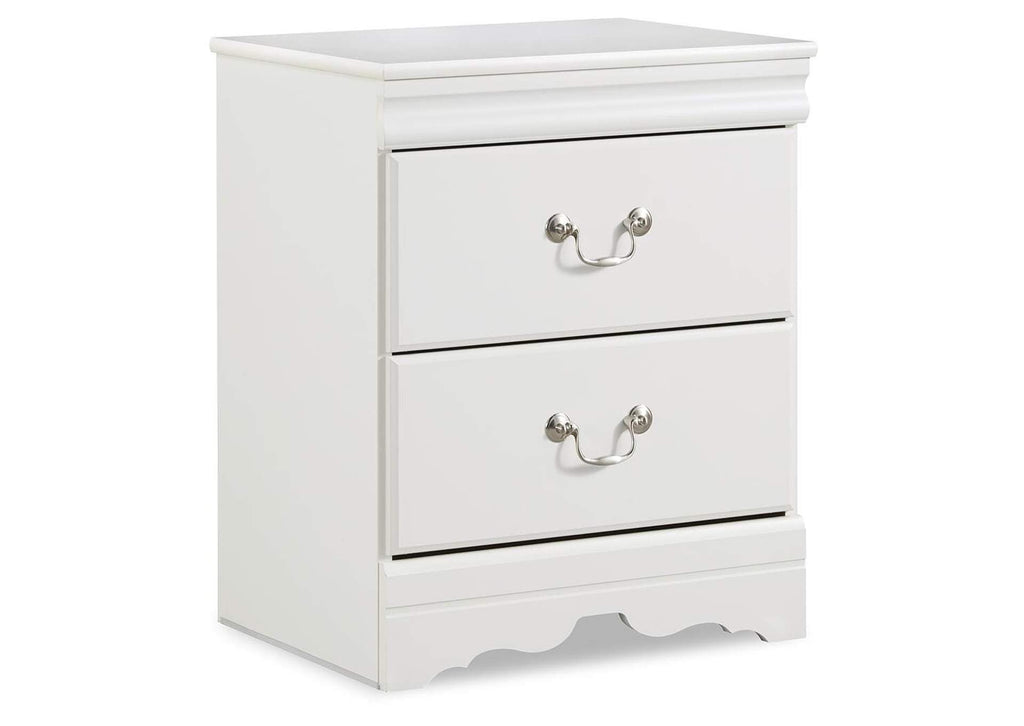 Anarasia Queen Sleigh Bed with Mirrored Dresser, Chest and 2 Nightstands