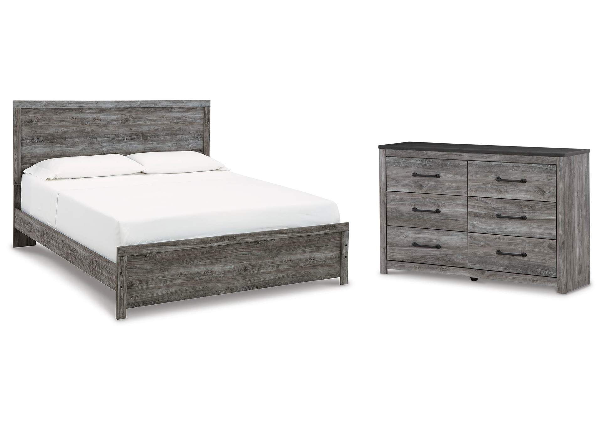 Bronyan King Panel Bed with Dresser