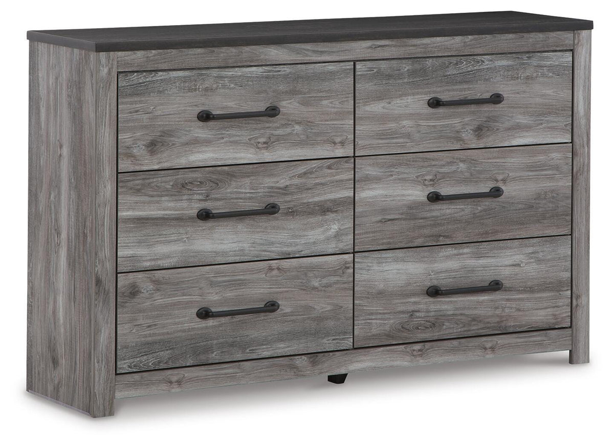 Bronyan Dresser in Dark Gray, closed view