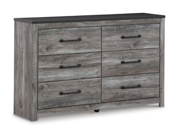 Bronyan Dresser in Dark Gray, closed view