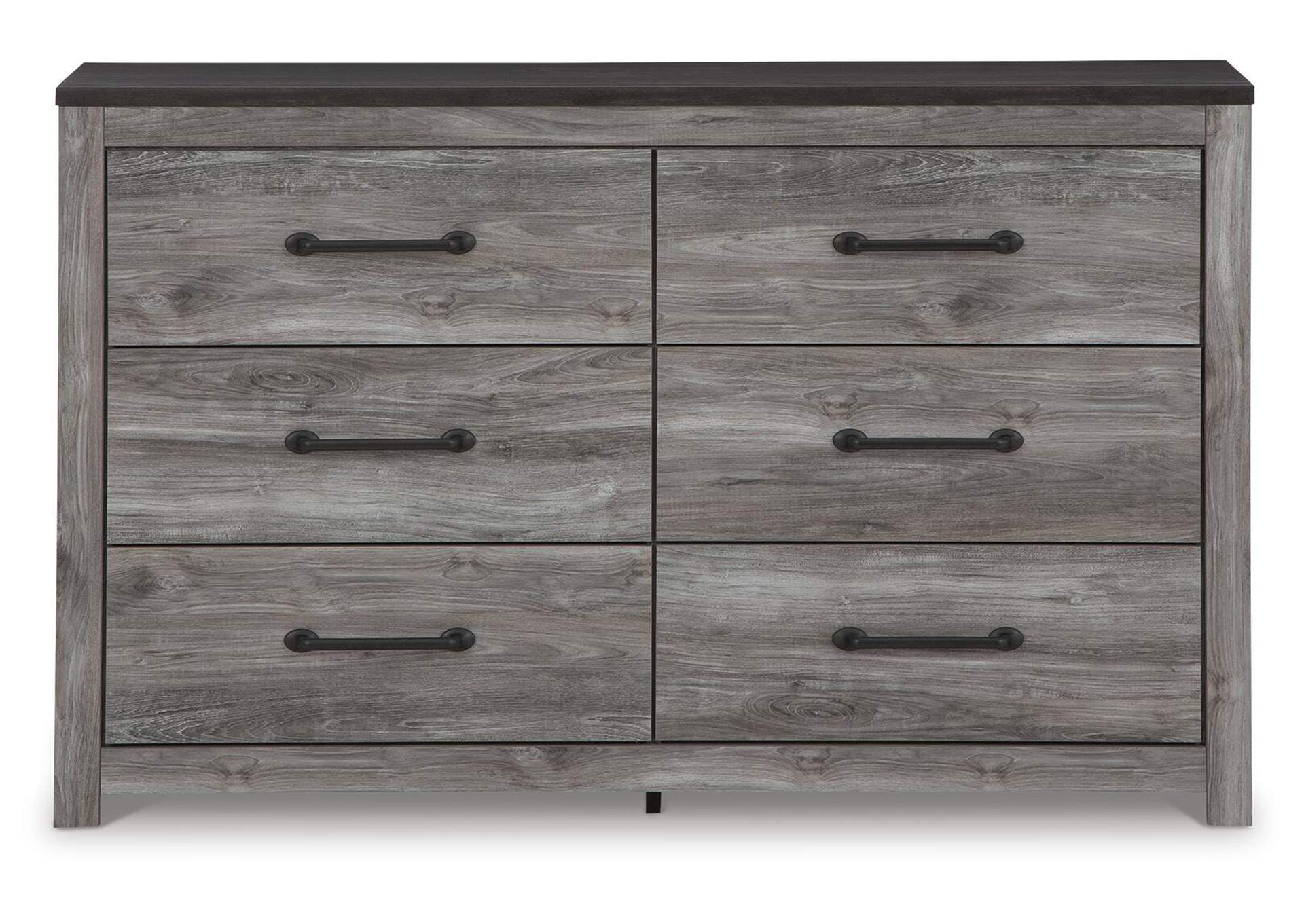 Bronyan King Panel Bed with Dresser front view