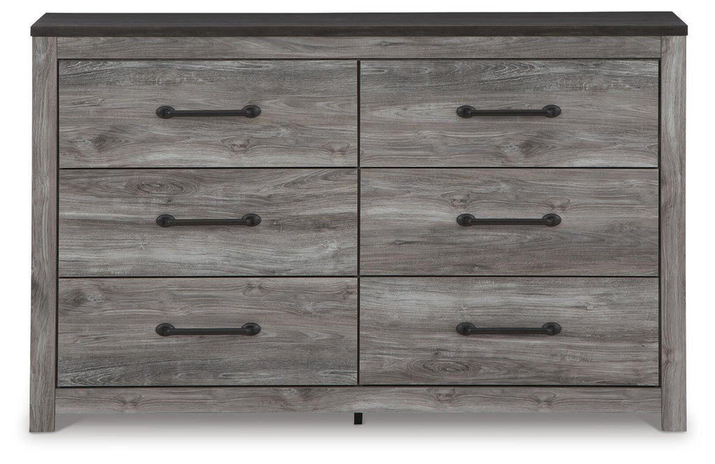 Bronyan Dresser in Dark Gray, front view
