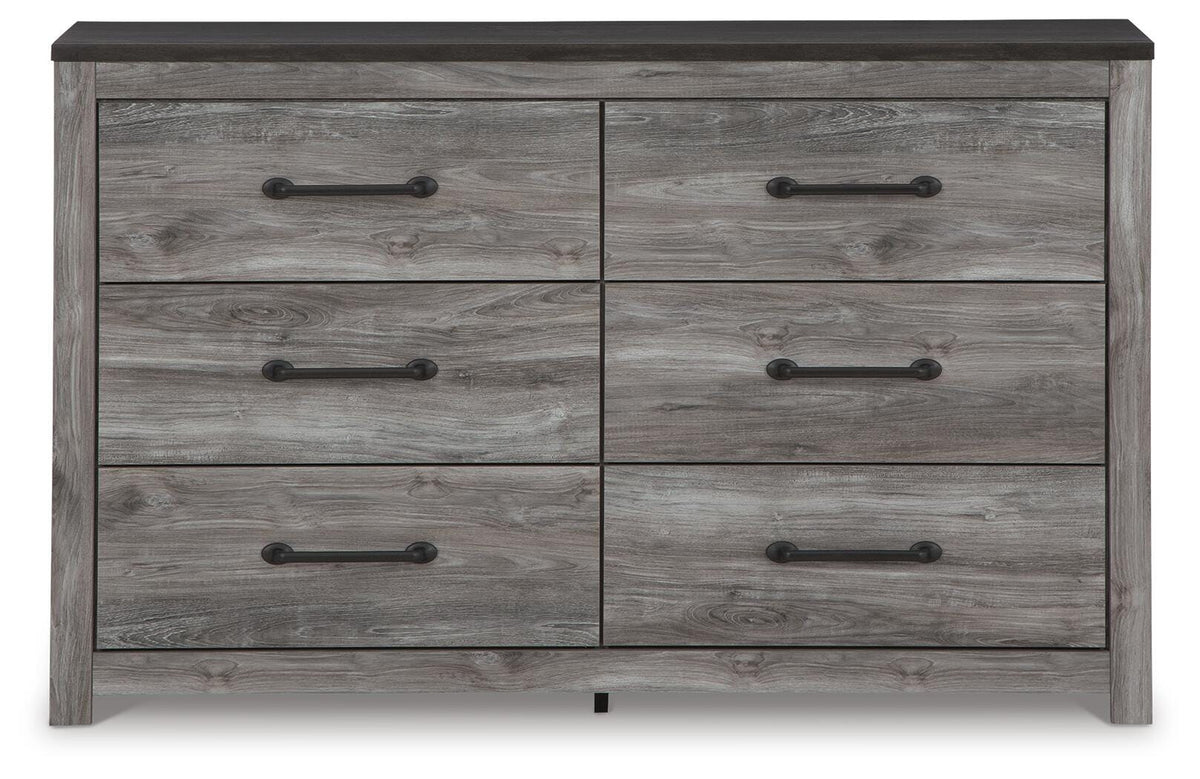 Bronyan Dresser in Dark Gray, front view