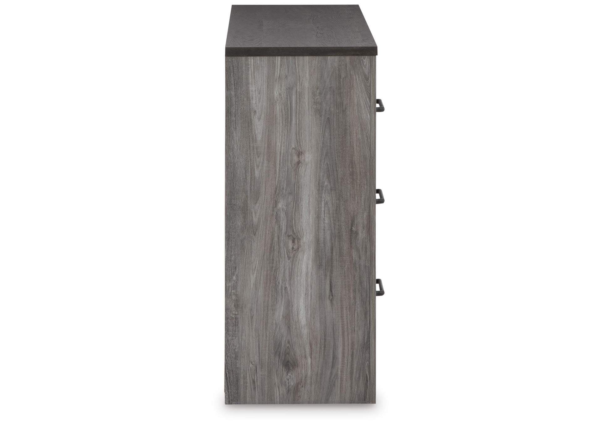 Bronyan Queen Panel Bed with Dresser and Nightstand side view