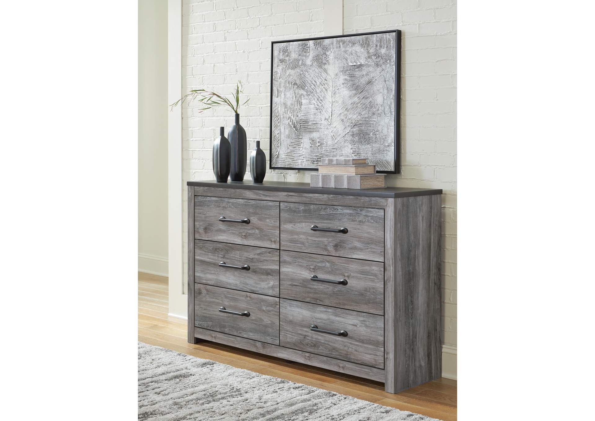Bronyan Queen Panel Bed with Dresser and Nightstand