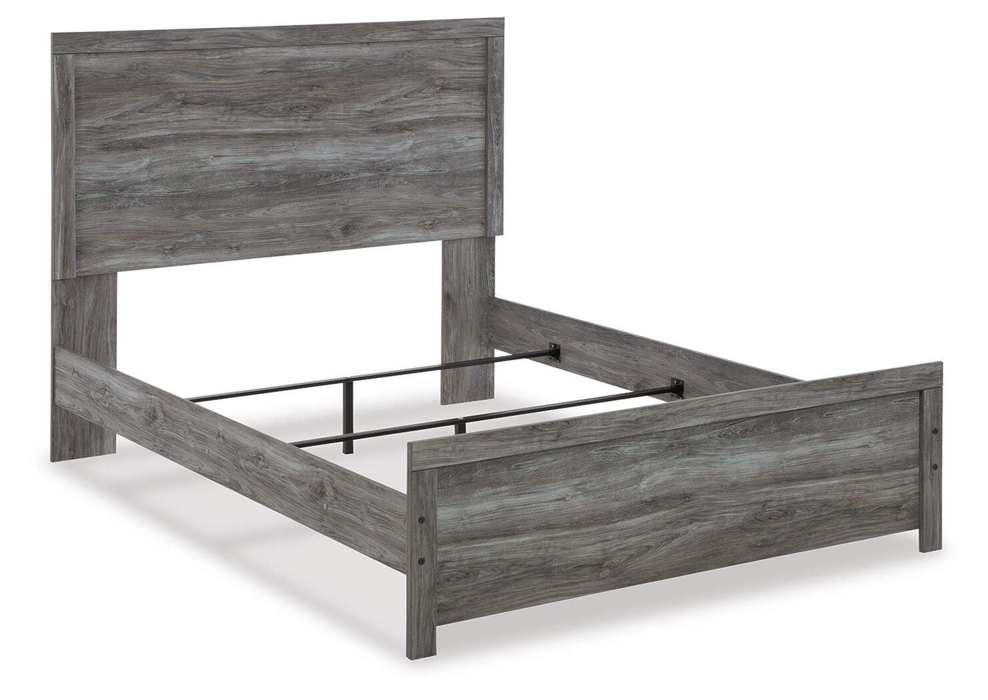 Bronyan Queen Panel Bed with Dresser and Nightstand angled view