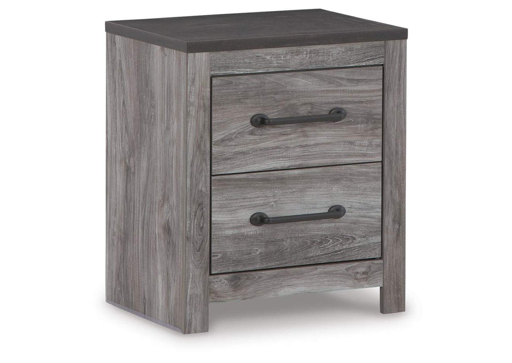 Bronyan King Panel Bed with Dresser and Nightstand
