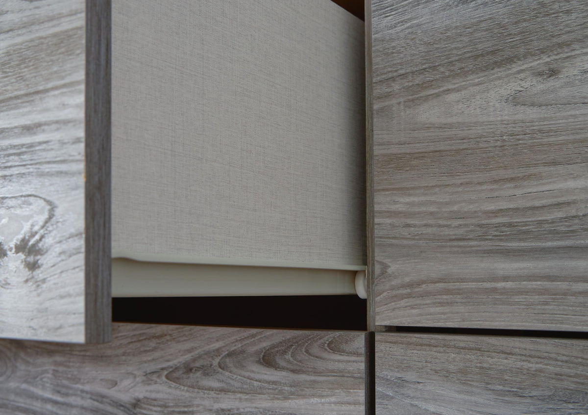 Bronyan Nightstand in Dark Gray, detail view