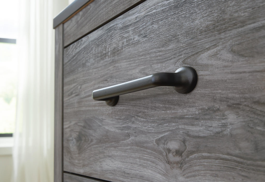Bronyan Dresser in Dark Gray, detail view