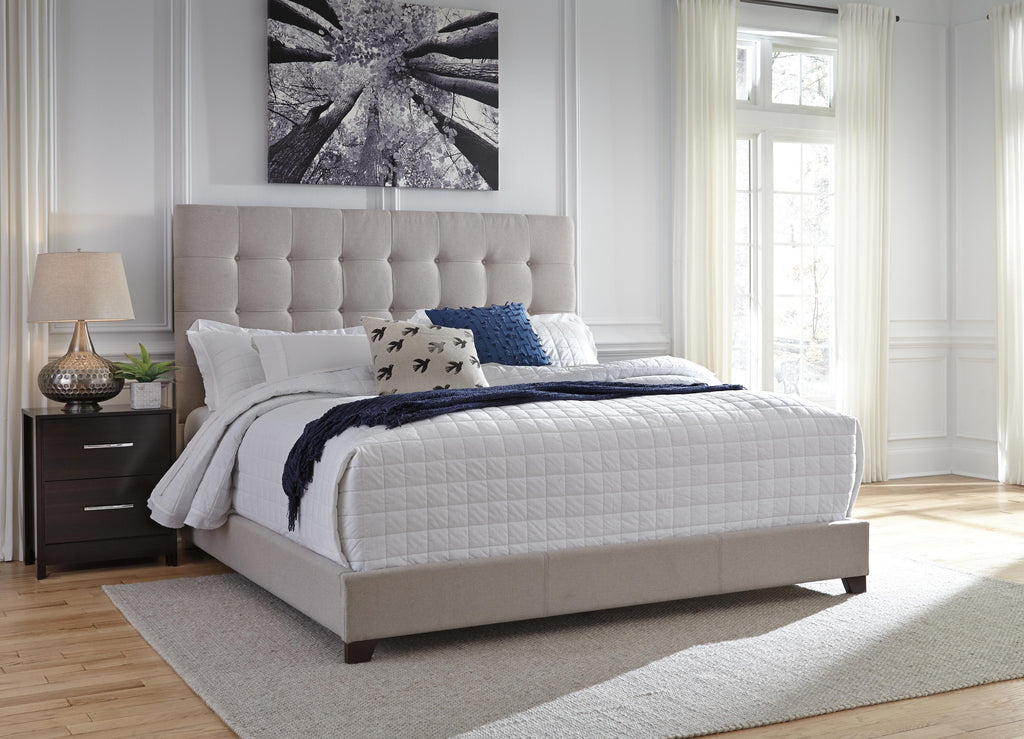 Dolante Queen Upholstered Bed in Beige, alternate view 7