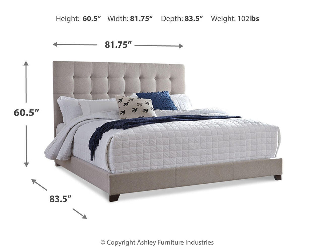 Dolante Queen Upholstered Bed in Beige, alternate view 13