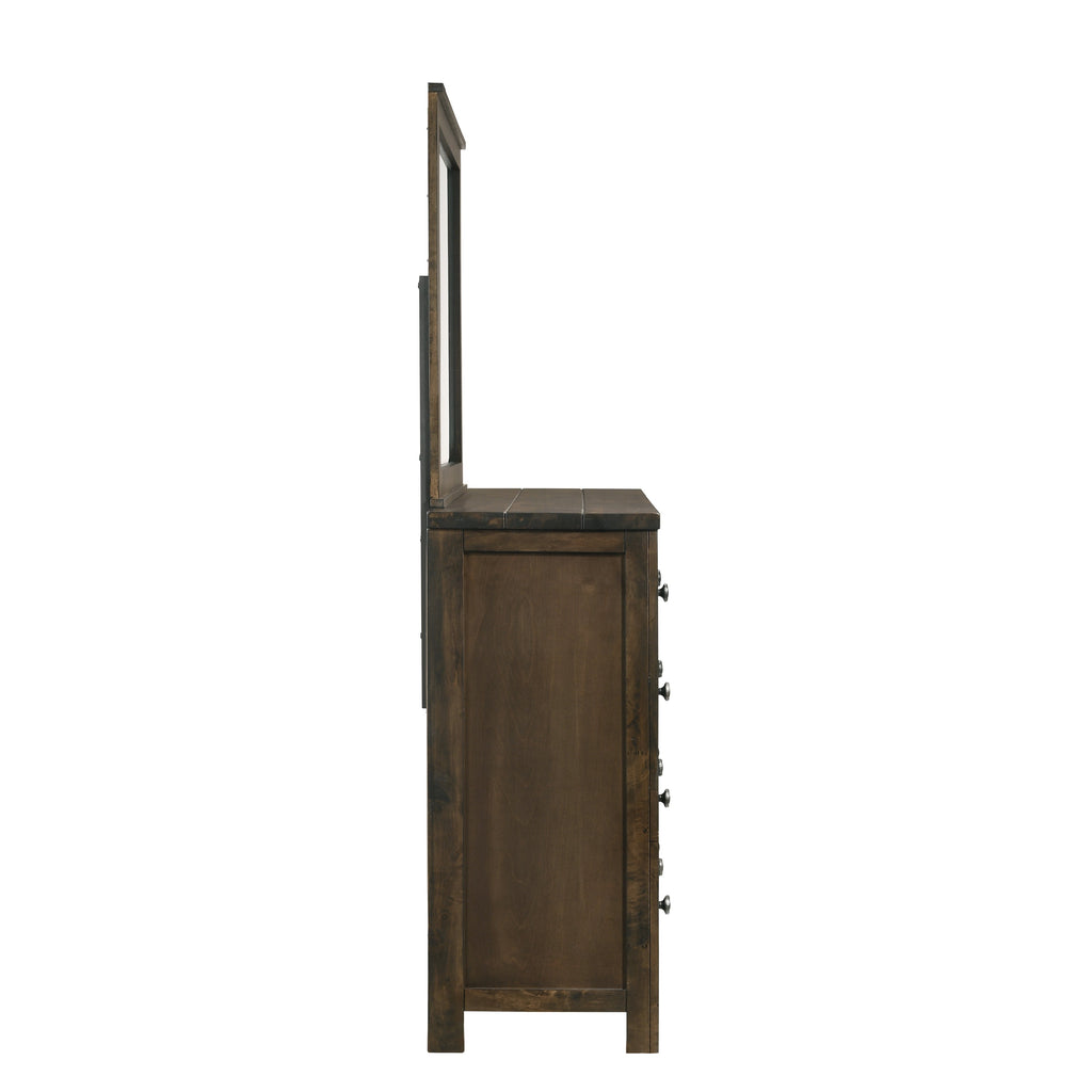 Blue Ridge Mirror-Rustic Gray