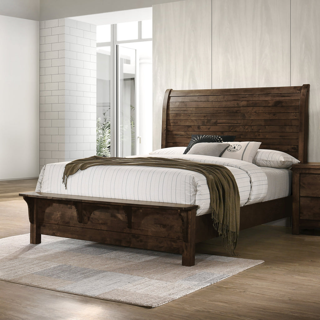 Blue Ridge Queen Bed - Rustic Gray