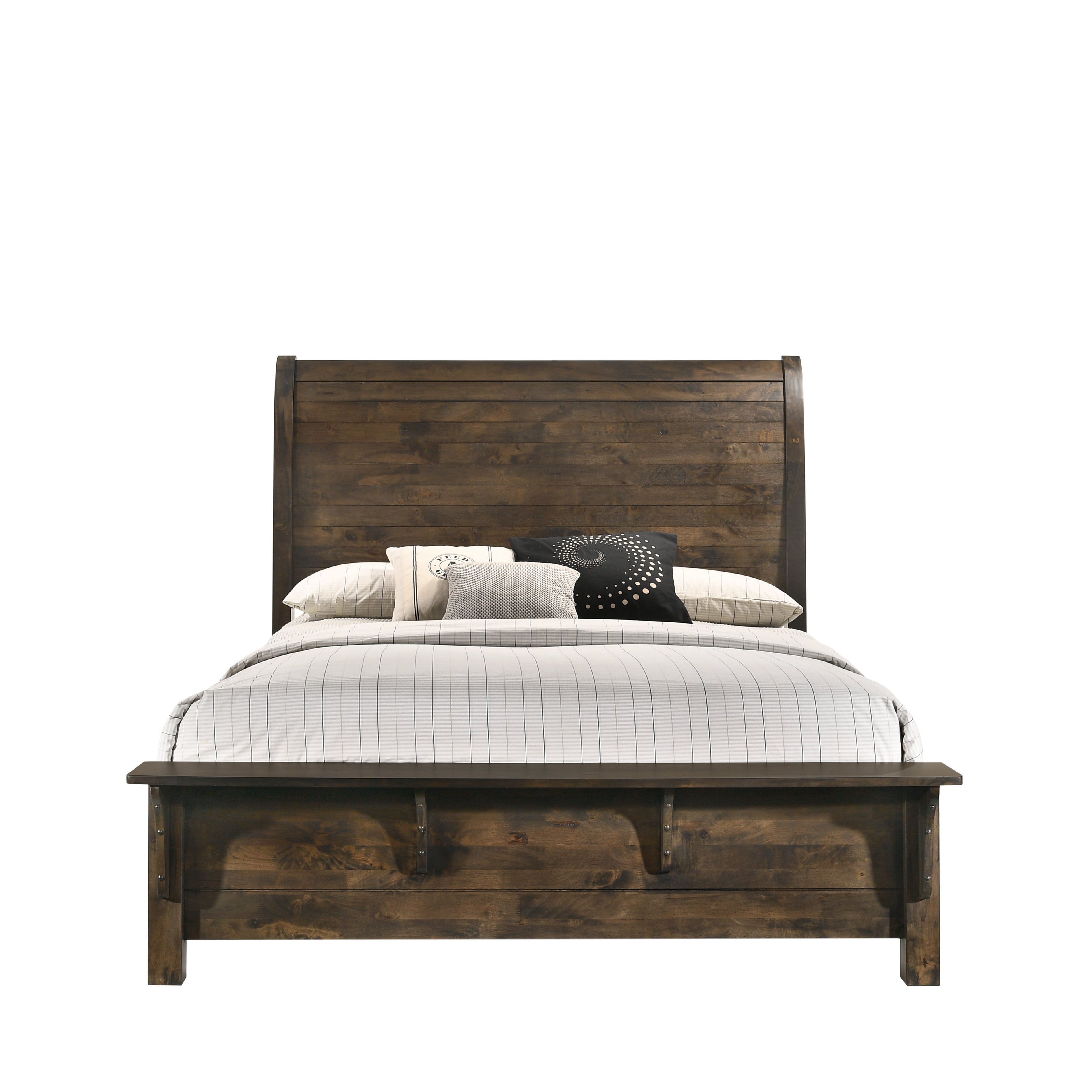 Blue Ridge Queen Bed - Rustic Gray