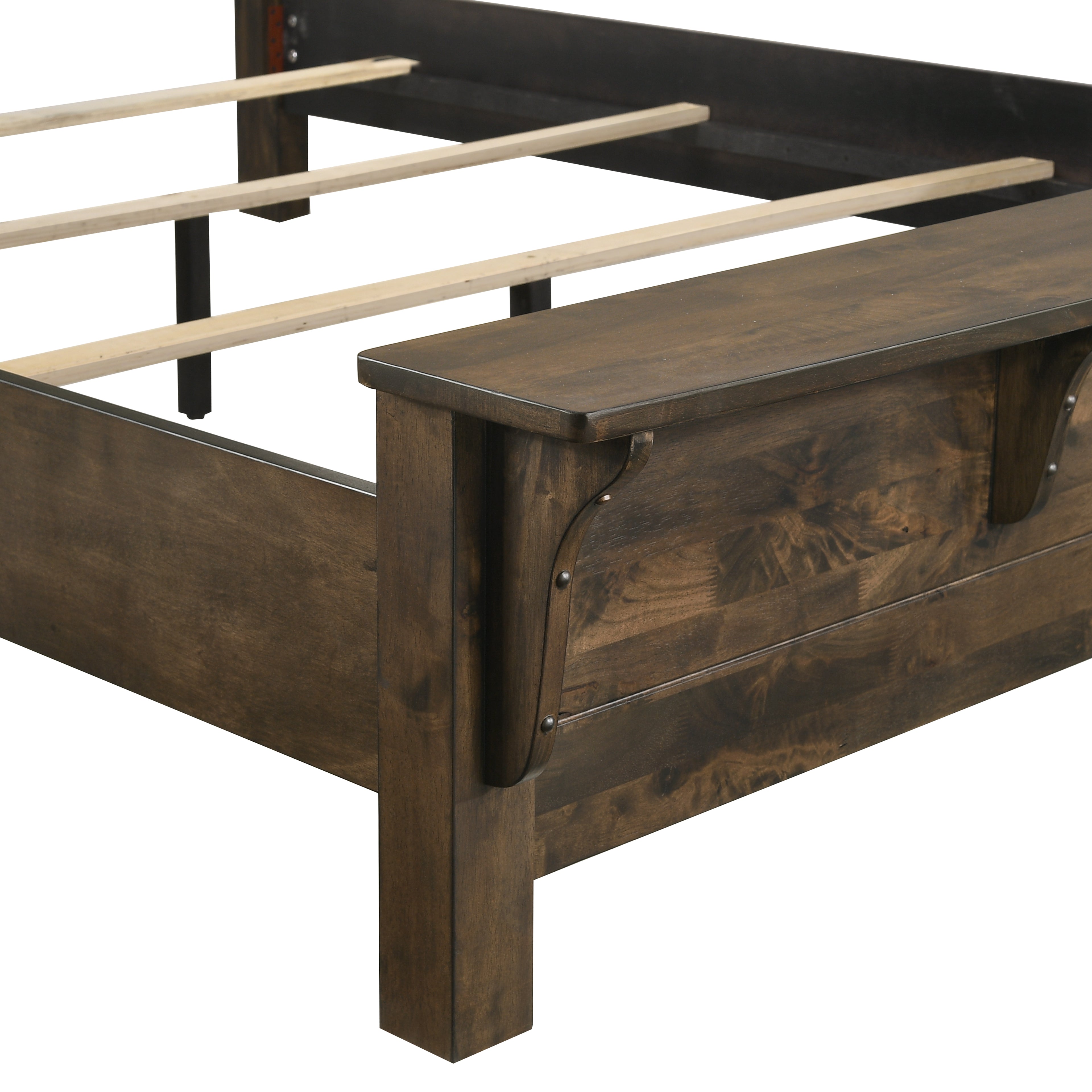 Blue Ridge Queen Bed - Rustic Gray