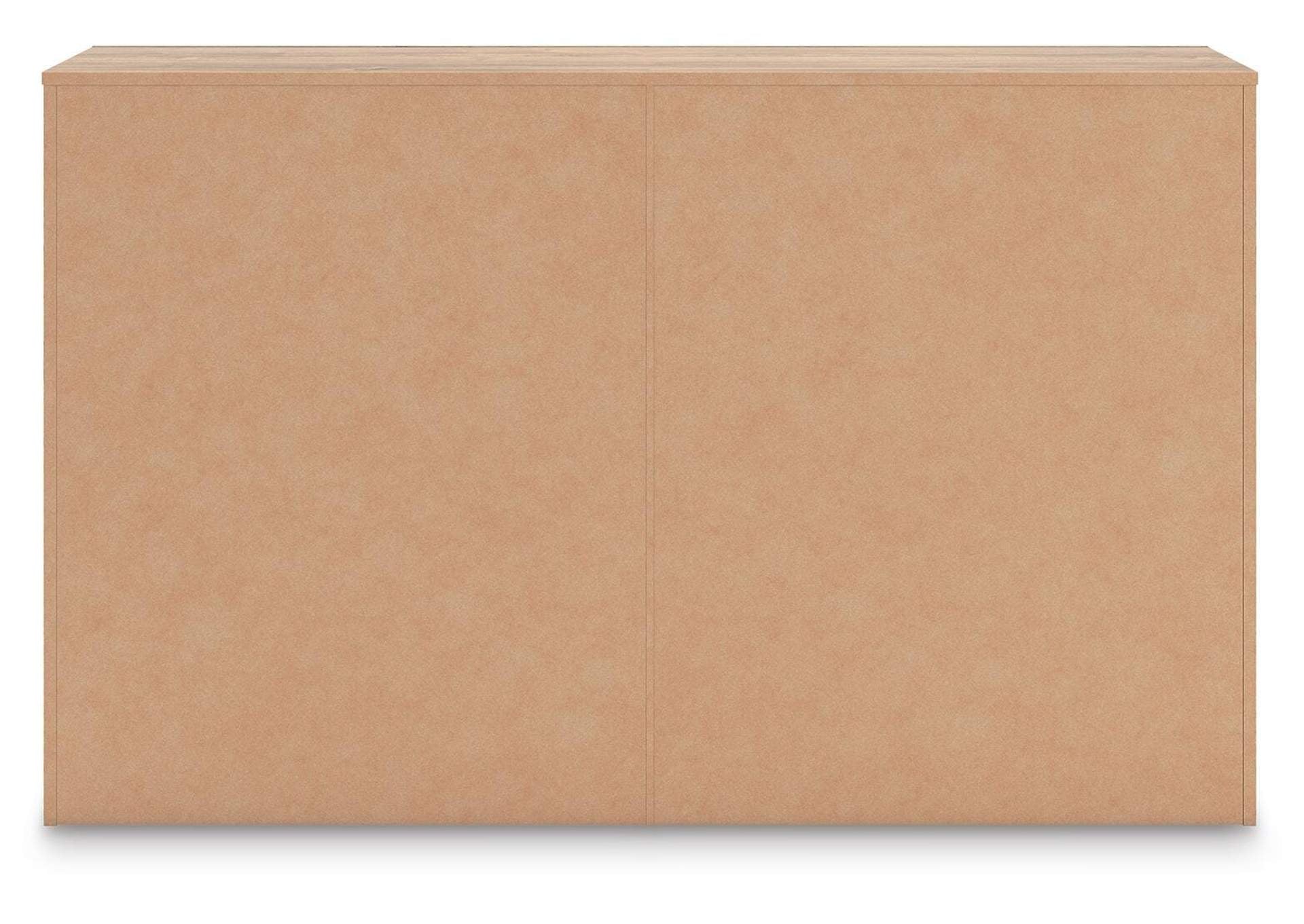 Hollymount King Upholstered Panel Bed, Dresser and Chest
