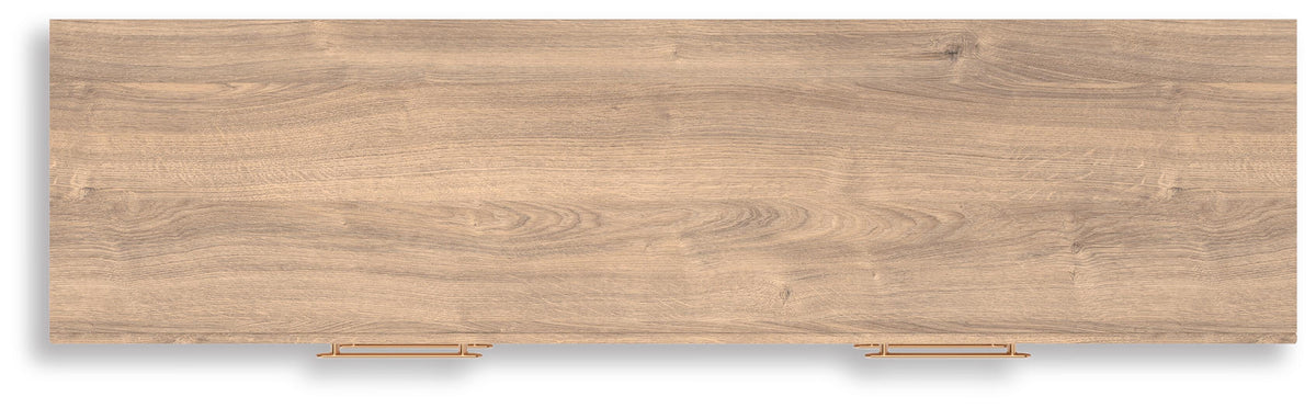 Kinlanni Dresser in Tan, top view