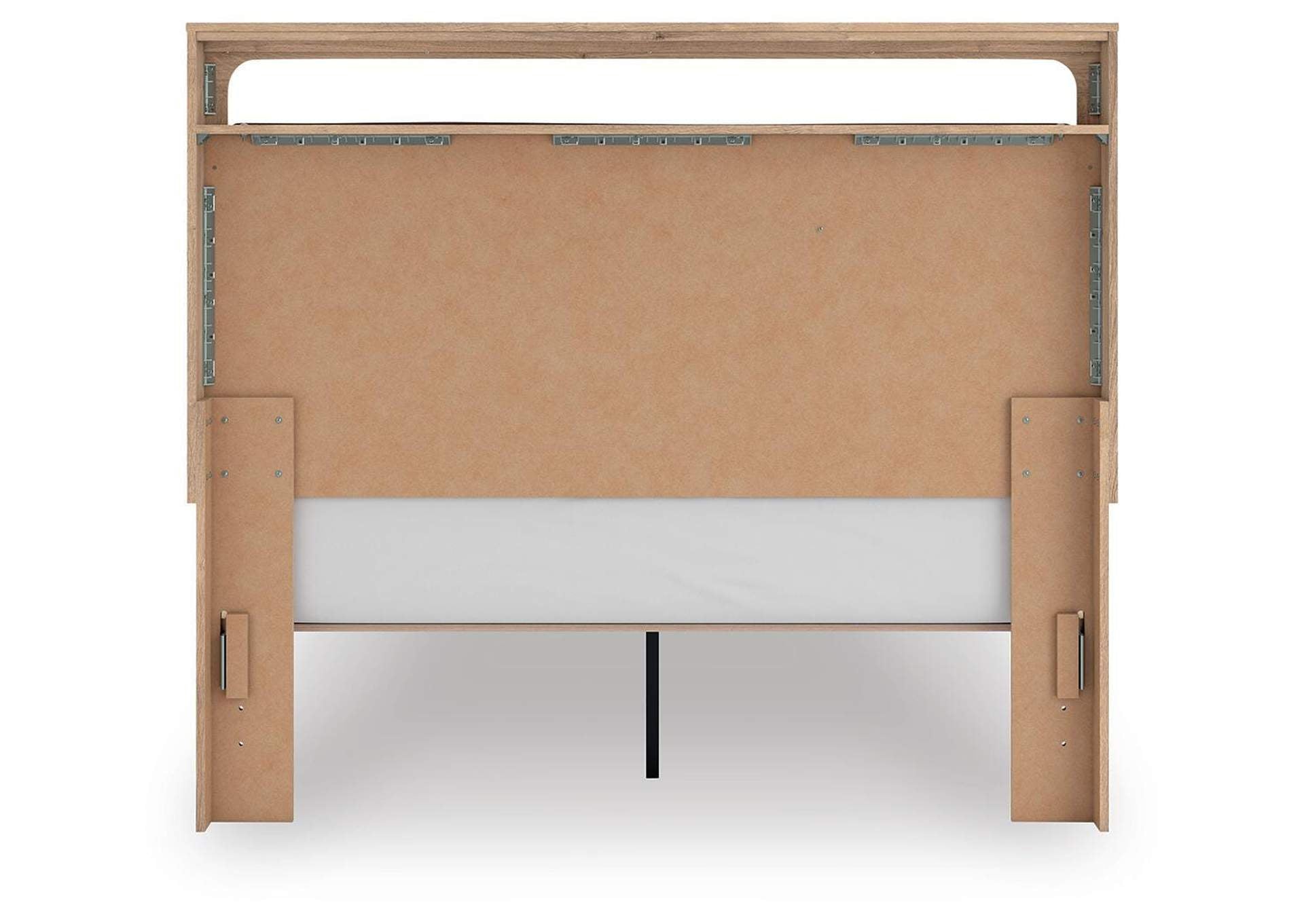 Hollymount Queen Upholstered Platform Bed, Dresser and Chest