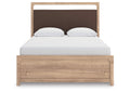 Hollymount Queen Upholstered Platform Bed, Dresser and Chest