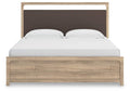 Hollymount King Upholstered Panel Bed, Dresser and Chest