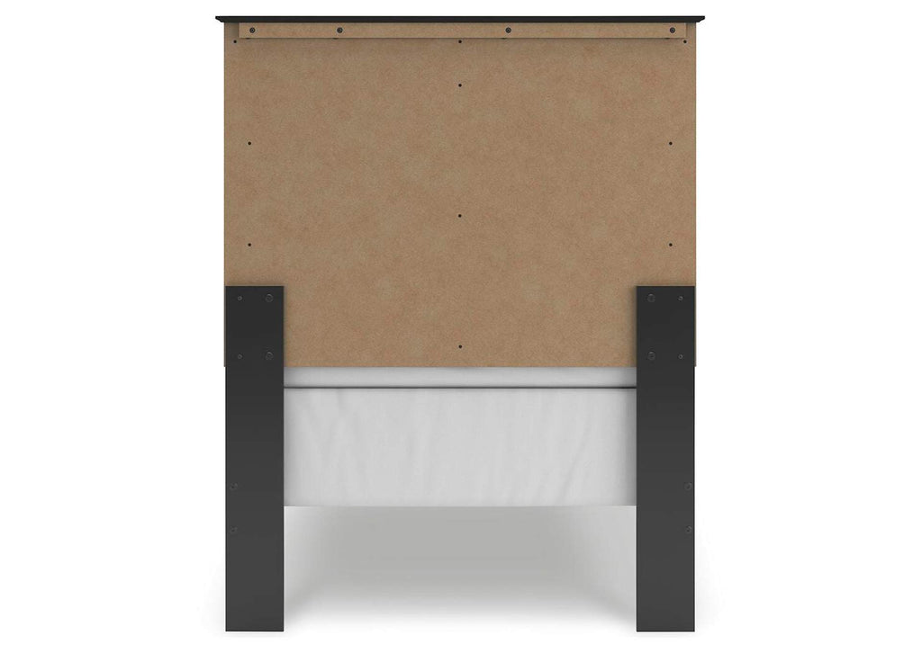 Maribel Twin Panel Bed with Mirrored Dresser, Chest and Nightstand