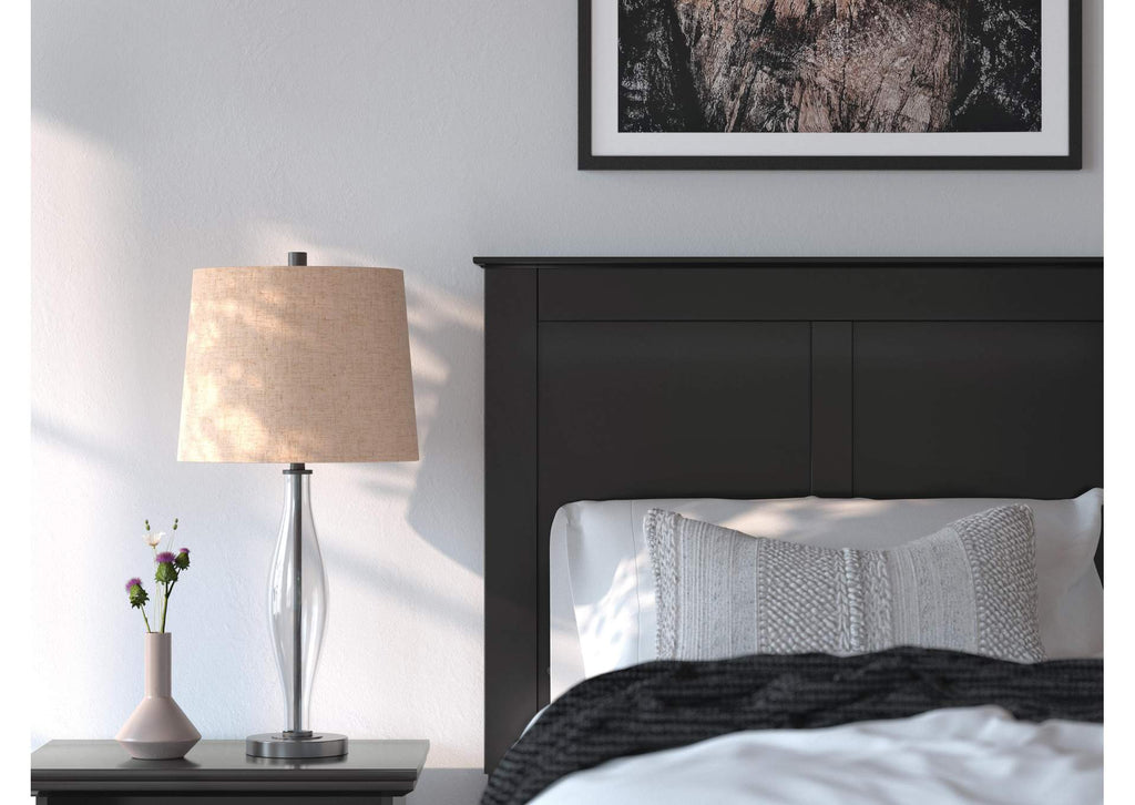 Maribel Twin Panel Bed and Dresser detail