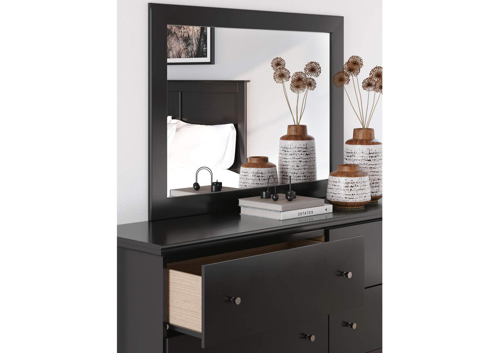 Maribel Twin Panel Bed, Dresser, Mirror, Chest and 2 Nightstands detail
