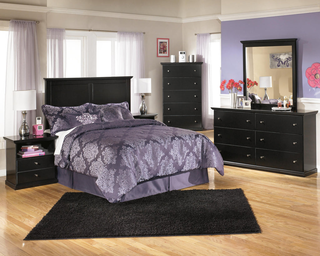 Maribel Chest of Drawers in Black, alternate view 9