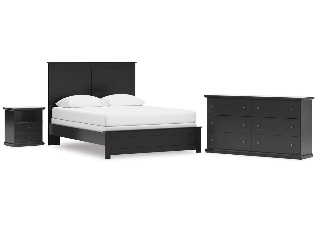 Maribel Queen Panel Bed and Dresser