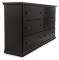Maribel Dresser in Black, angle view