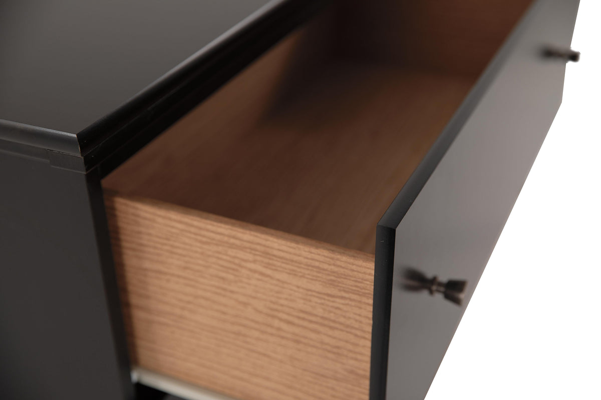 Maribel Dresser in Black, detail view